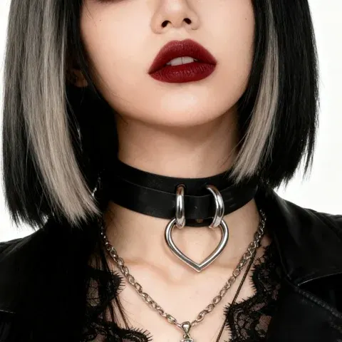 Spiked Choker Harness