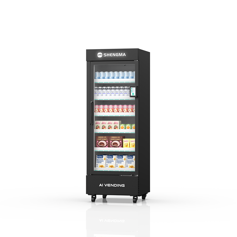 24-Stunden KI-Automat für Snacks und Getränke