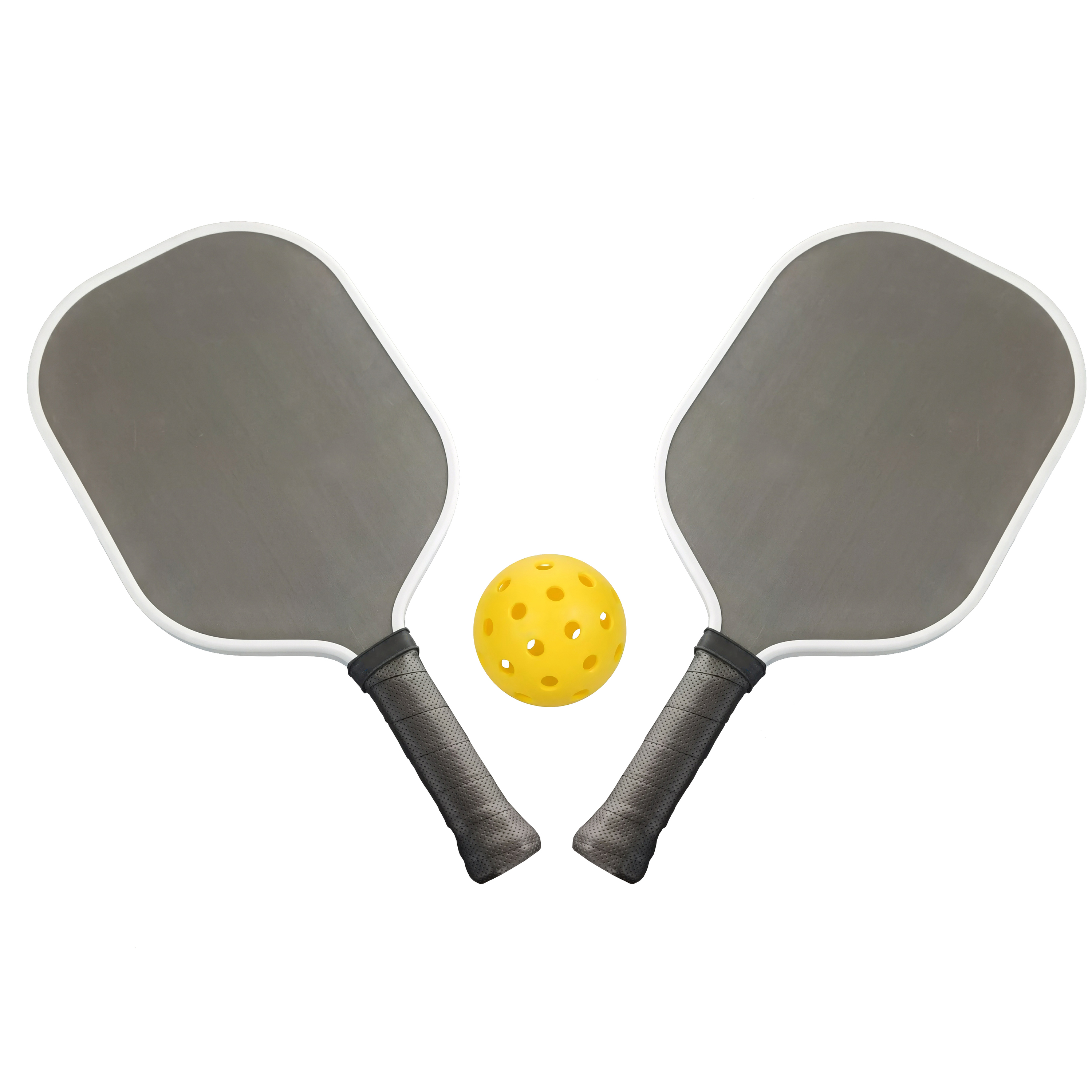 Thermoformed Raw Carbon Tournament Pickleball Paddle 4