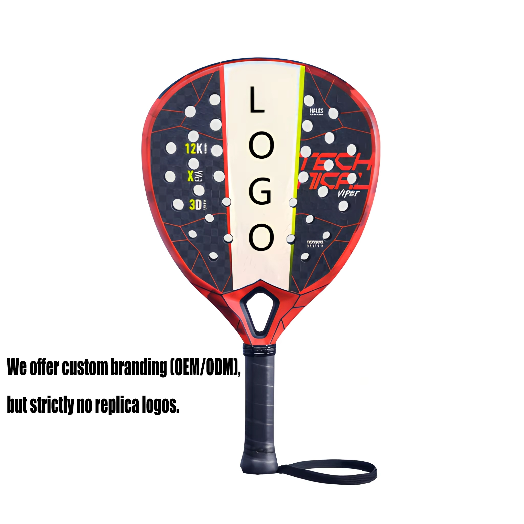 Carbon Fiber Soft EVA Foam Core Padel Racket