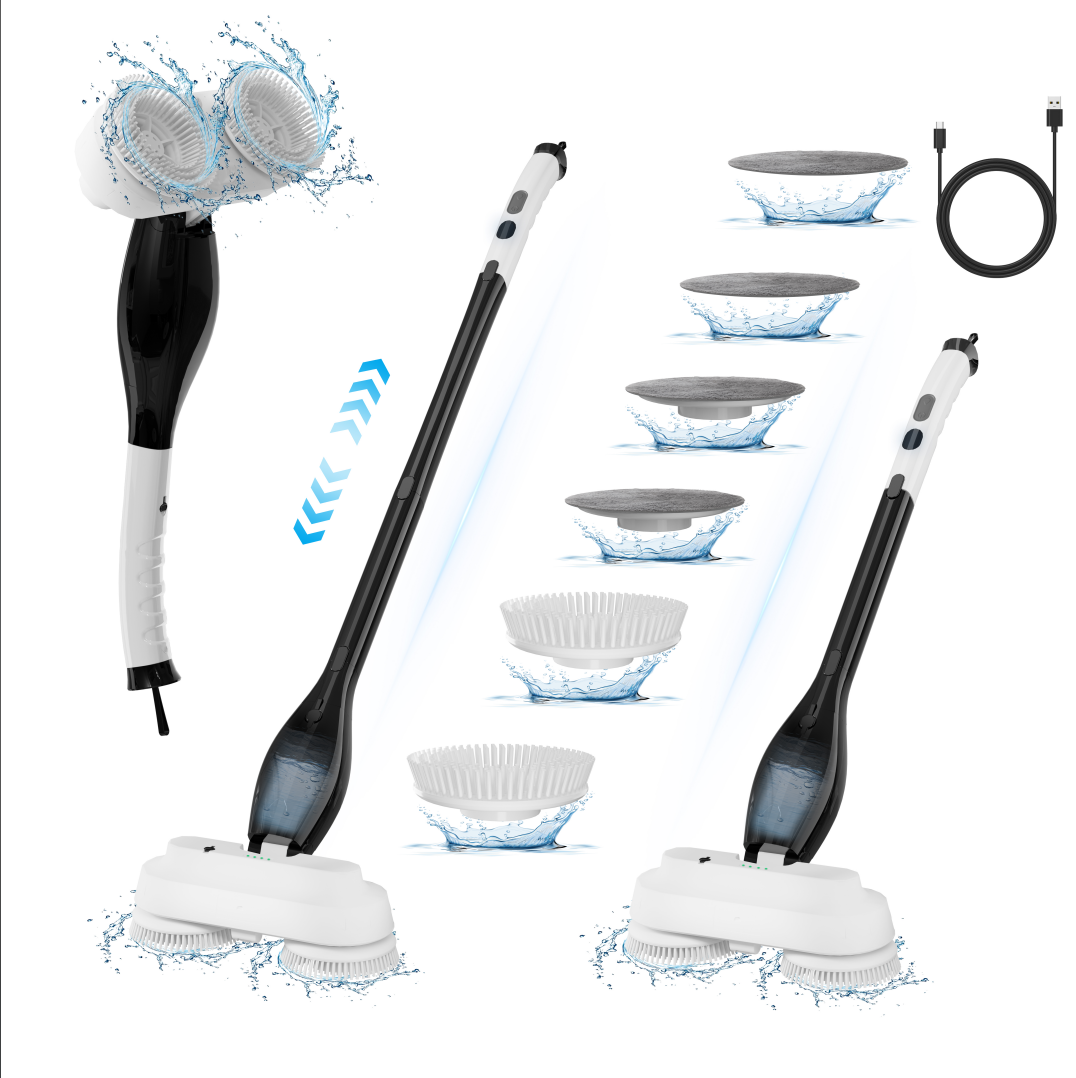 Electric Spin Scrubber Double Brush Head 7 in