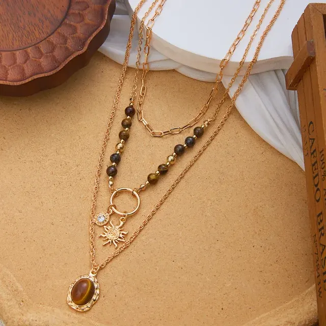 Layered Pendant Necklace 2