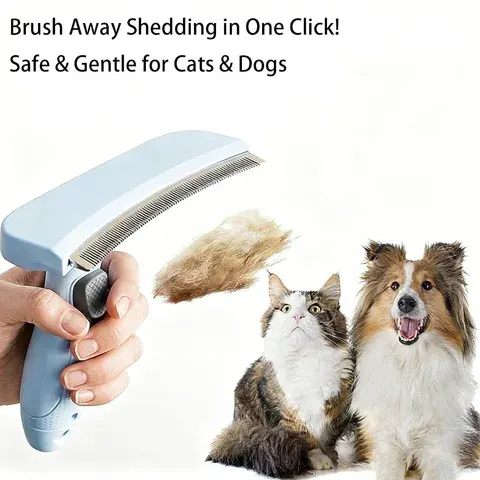 Curved Pet Grooming Comb
