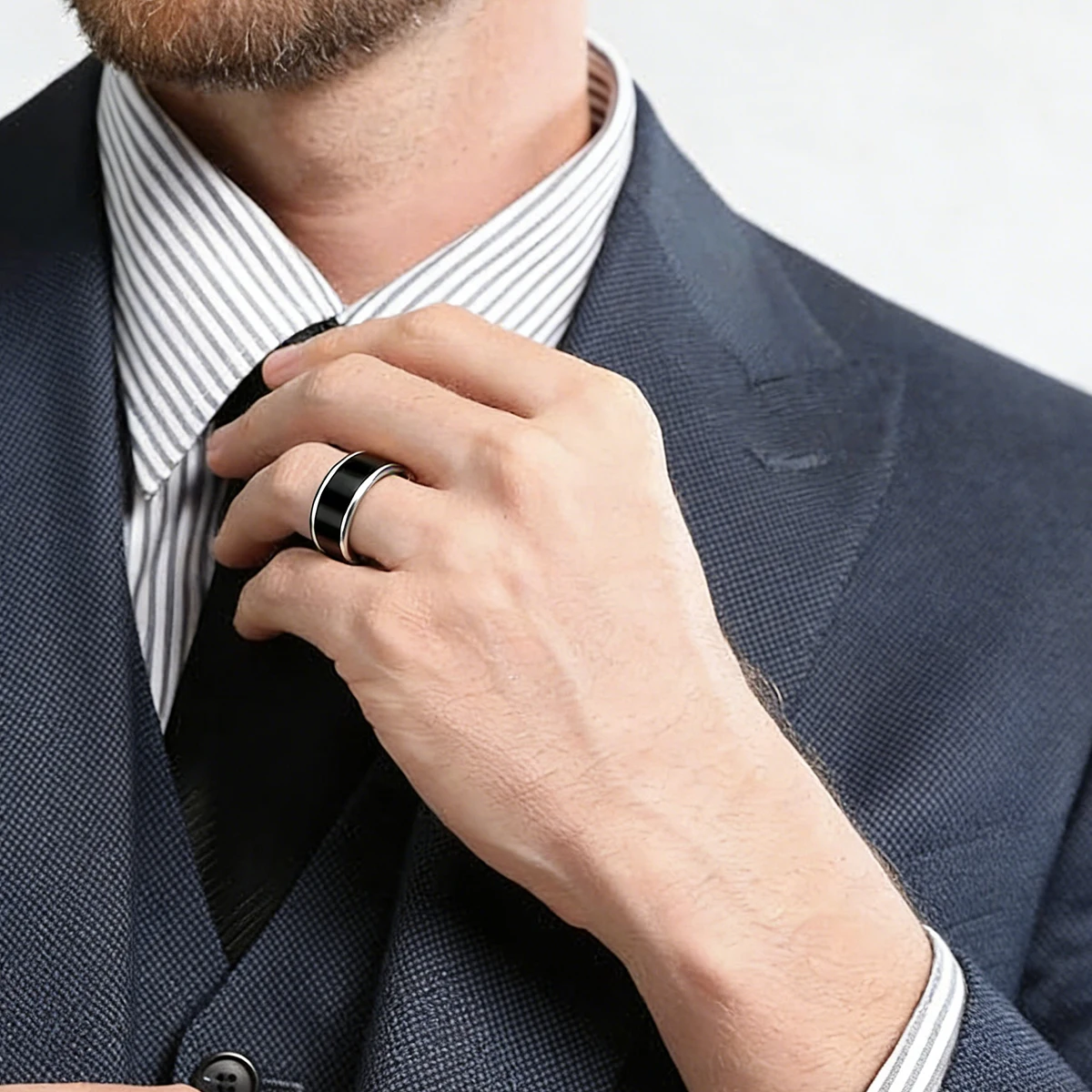 Edelstahl Metall NFC Ntag216 Ring Programmierbar 888 Byte 4
