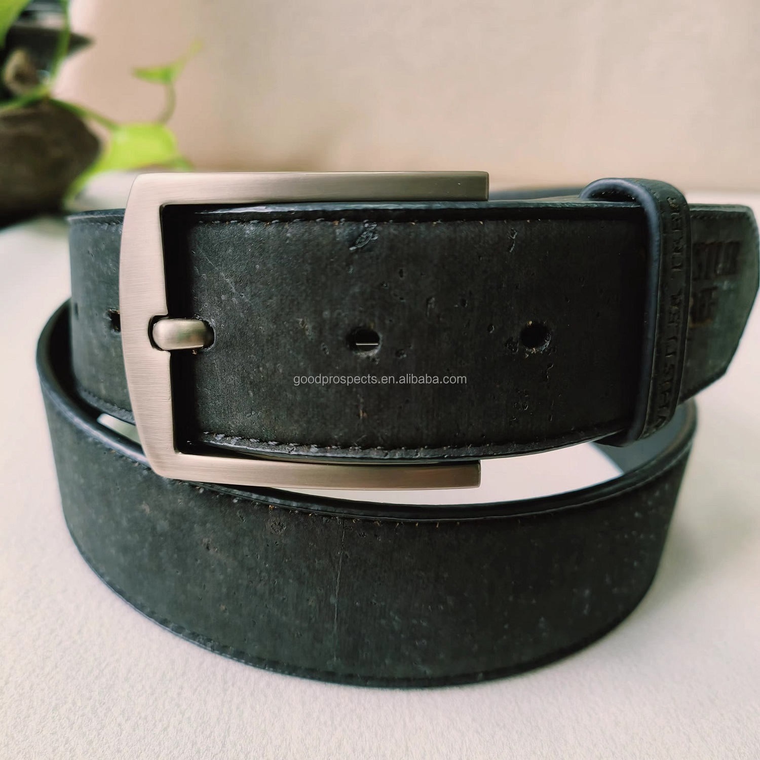 Vegan Cork Belt Men's Removable Buckle 4