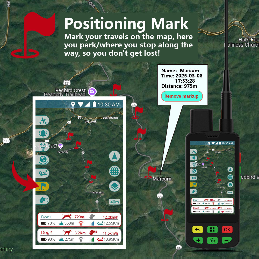 Waterproof GPS Dog Tracker with Calling 3