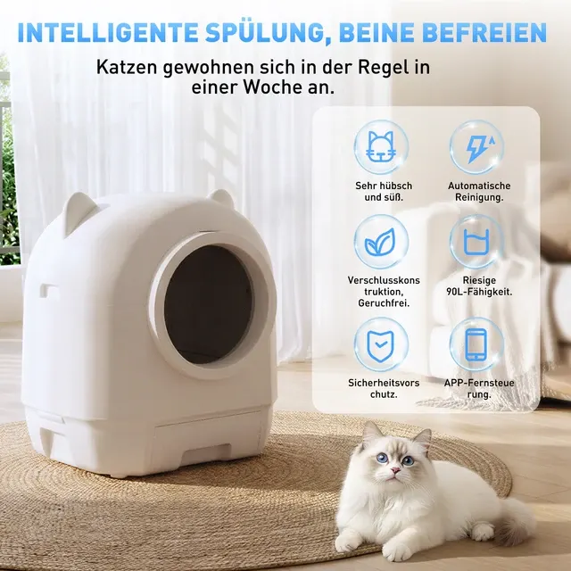 self-cleaning cat litter box 3