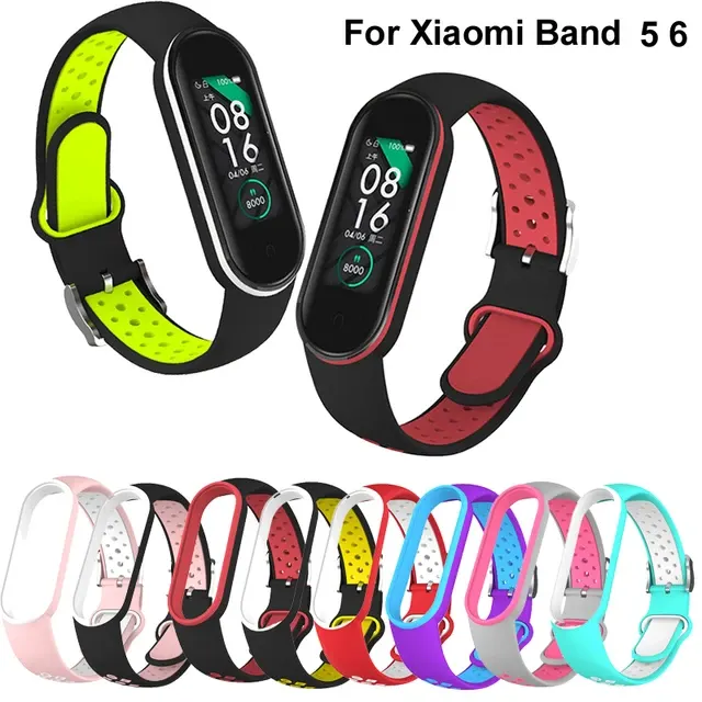 Two-Tone Silicone Replacement Strap for Fitness Band 2