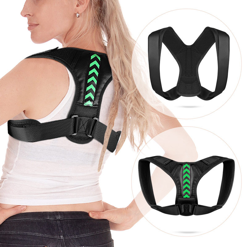 Black Posture Corrector Back Brace Support 2