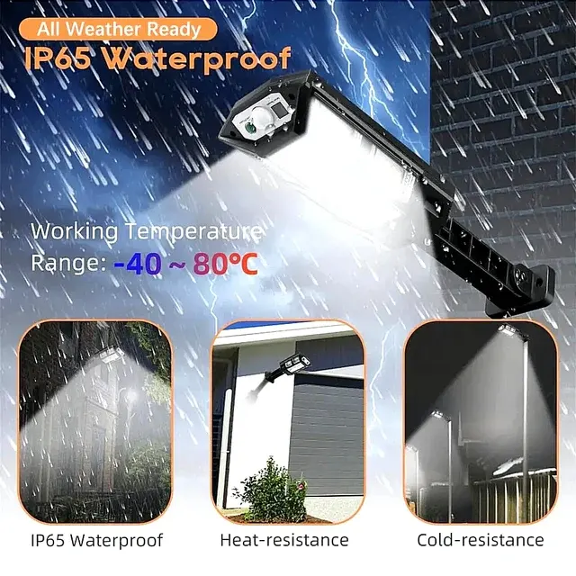 Solar Wall Light with Motion Sensor for Outdoors 4