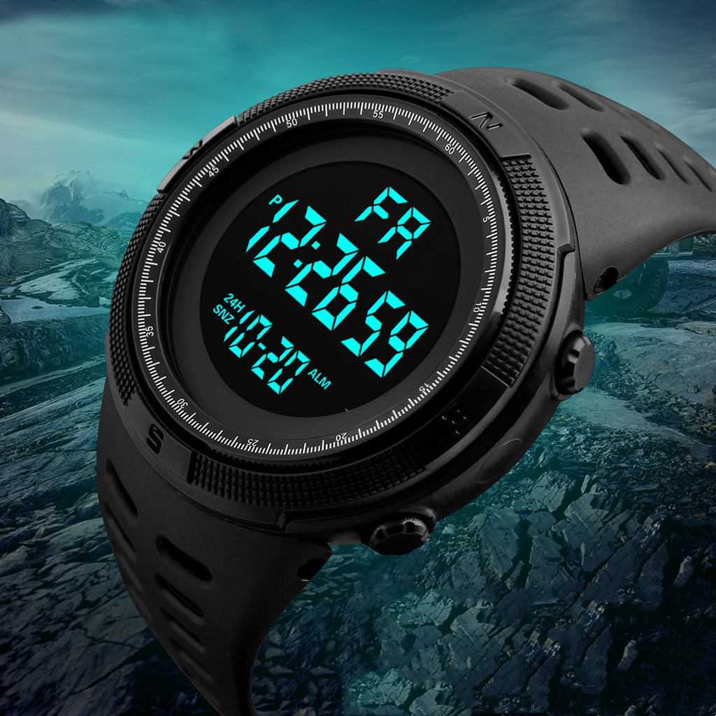 Sports Timing Night Light Domineering Large Dial Electronic