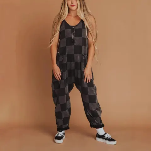 Checkered Jumpsuit