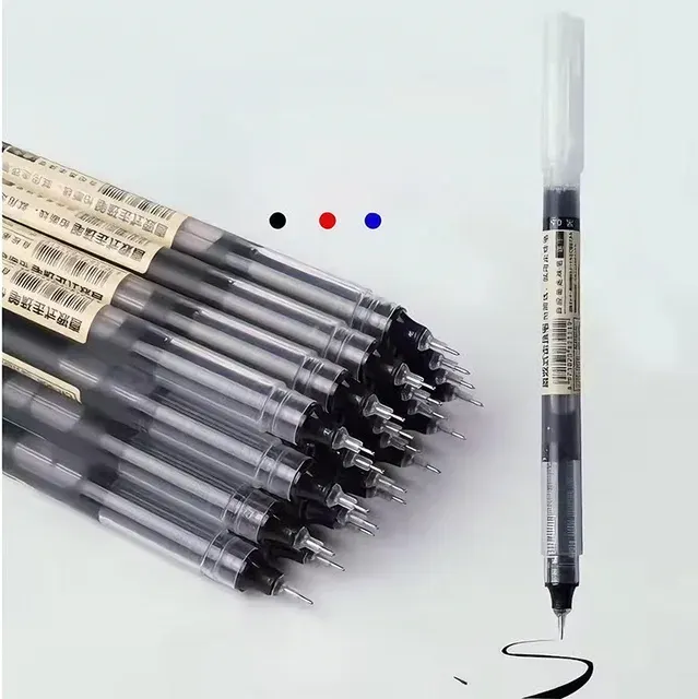 Quick-Dry 0.5mm Liquid Ink Rollerball Pens 4