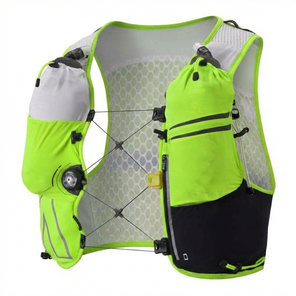 Lightweight Running Hydration Vest With Breathable Mesh Back 4