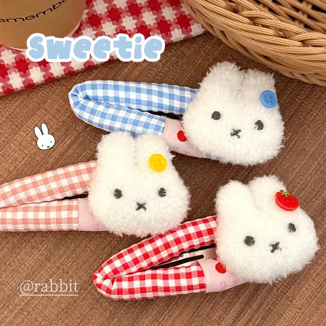 Plush Bunny Hair Clip 3