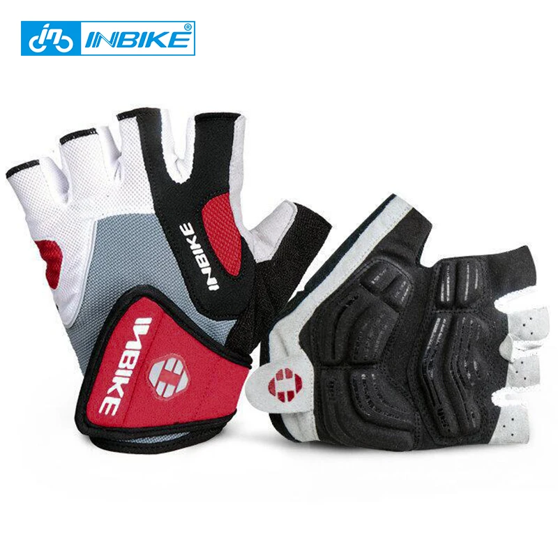 INBIKE Stoßfest GEL Pad Radfahren Handschuhe Halbe Finger 2