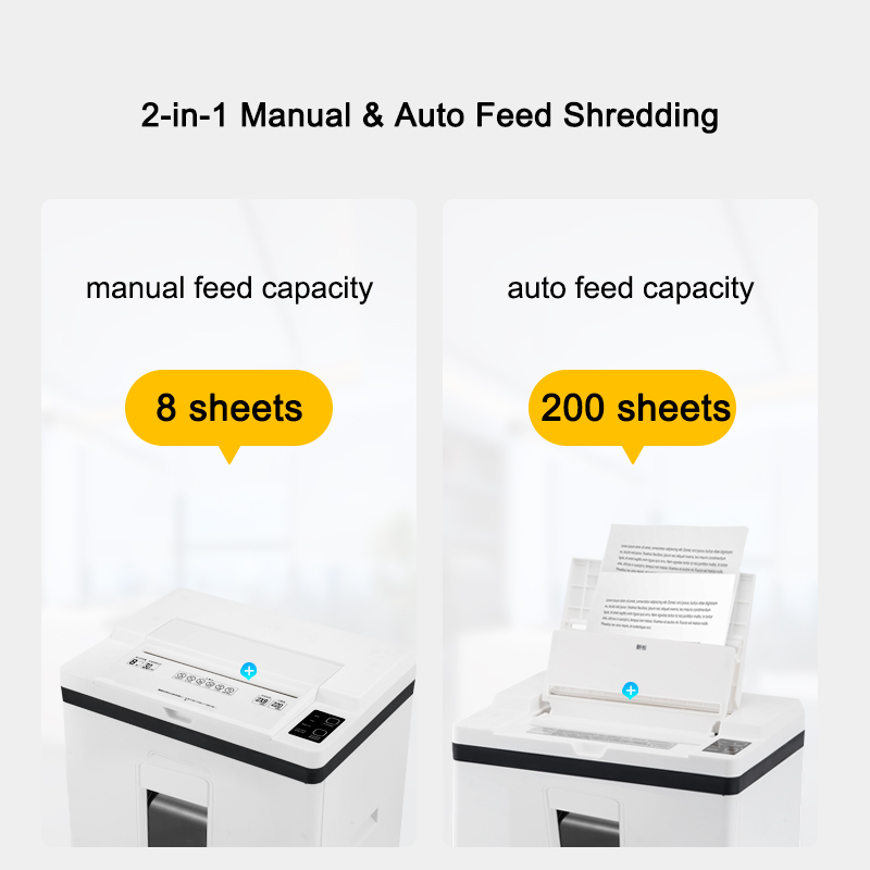 Hands-Free Micro Cut Shredder 200 Pages 2