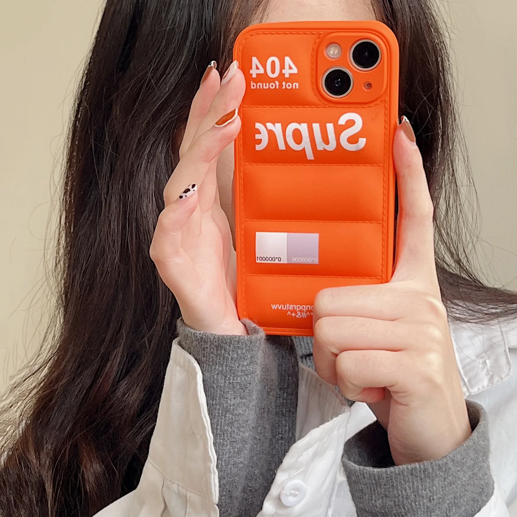 Puffer Jacket Style Silicone Phone Case 4