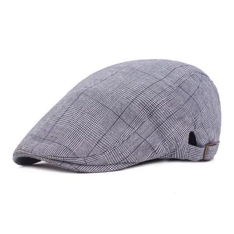 Checked Beret