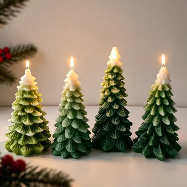 Christmas Tree Candle Mold 4