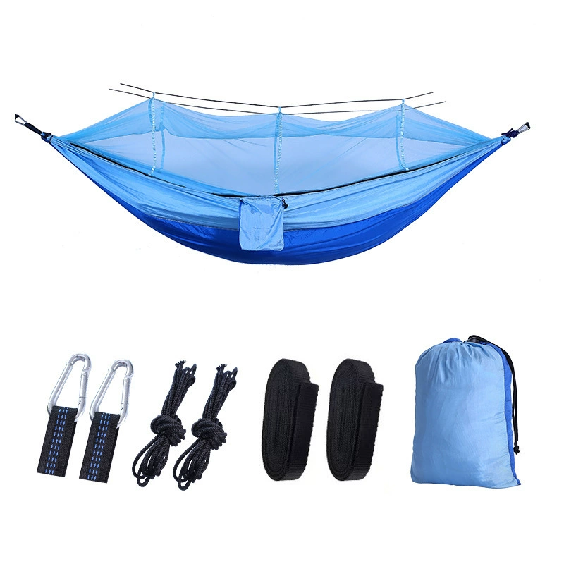 Camouflage Nylon Hammock with Mosquito Net 3