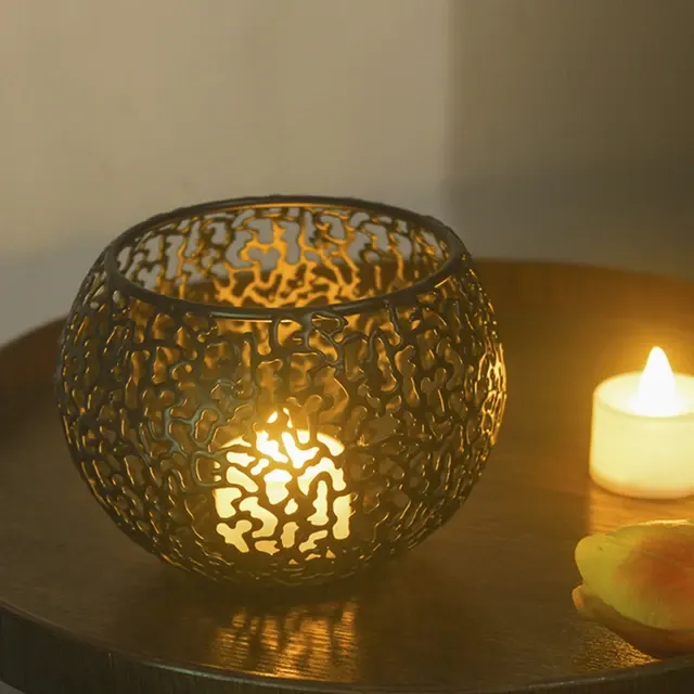Iron Votive Candelabra 2