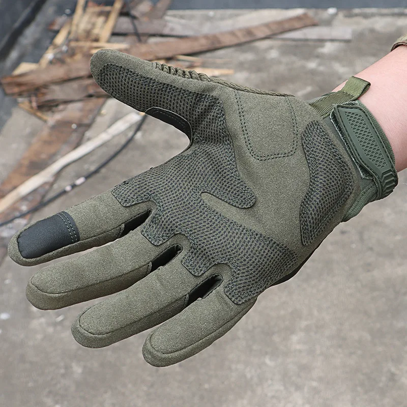 PU Leder Taktische Handschuhe Touchscreen Radfahren Hard Shell 4