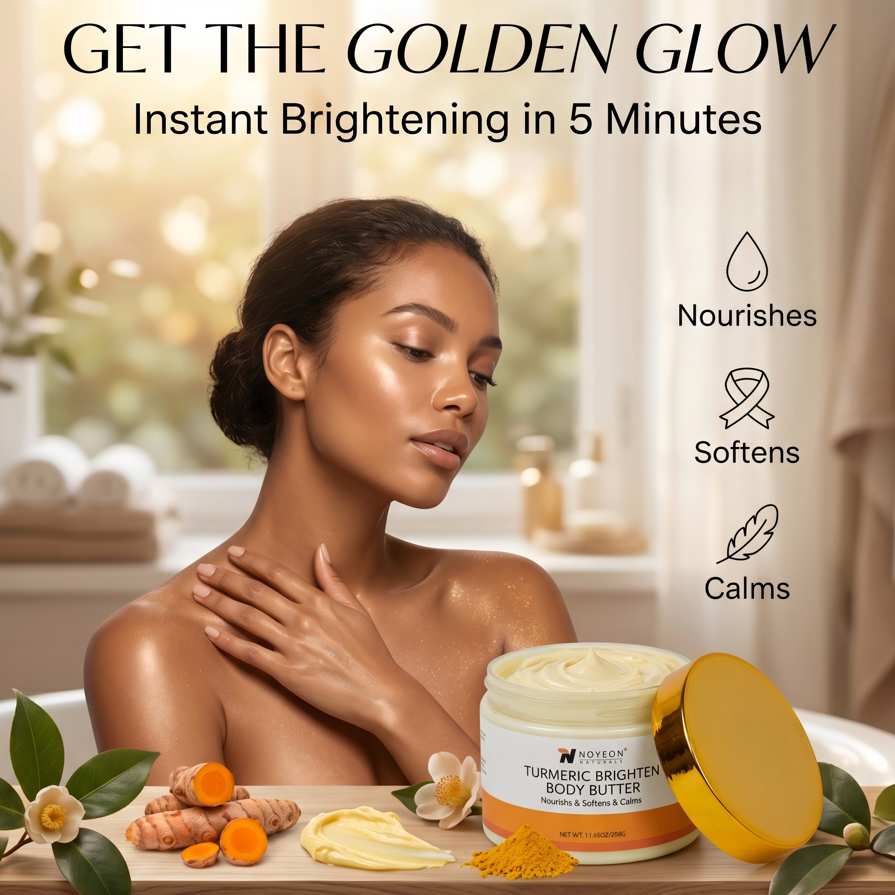 Private Label Turmeric Skincare Set Face and Body 3