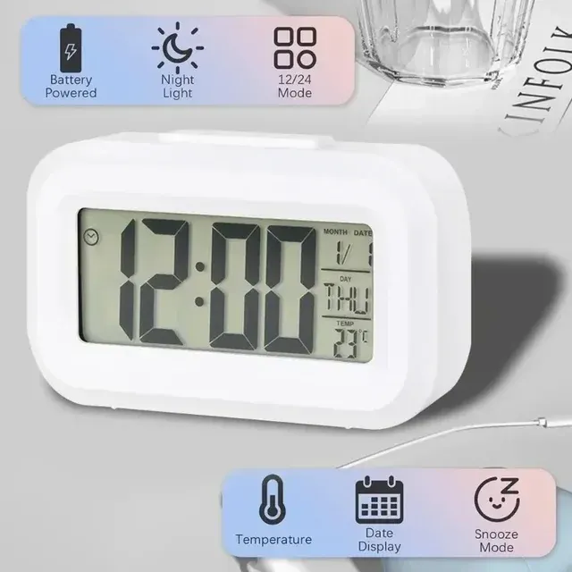 LED Alarm Clock With Calendar 4