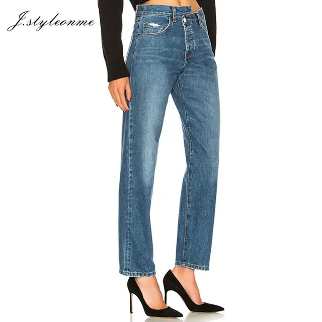 High-Waist Straight Jeans 4