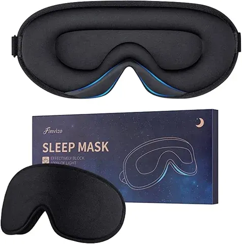3D Cotton Blackout Sleeping Mask Memory Foam