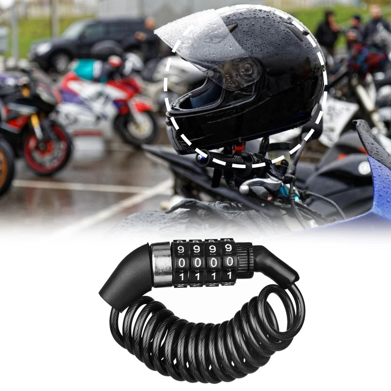 Motorcycle Chain Lock with Combination