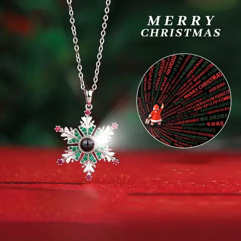 Snowflake Pendant Necklace