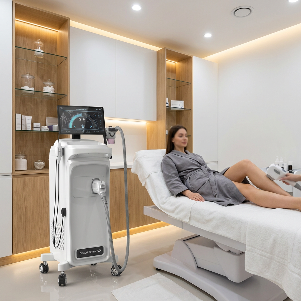 808nm Diode Laser Hair Removal Device with Ice Cooling 4