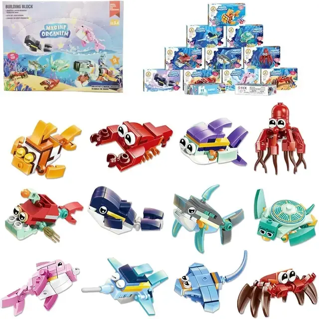Mini Building Block Set Sea Animals 1