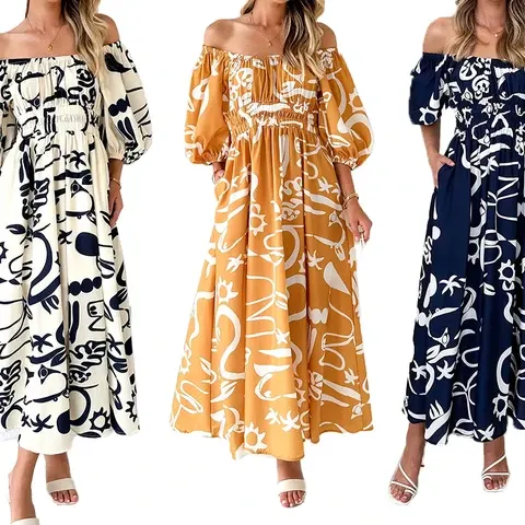 Floral Beach Maxi Dress for Women