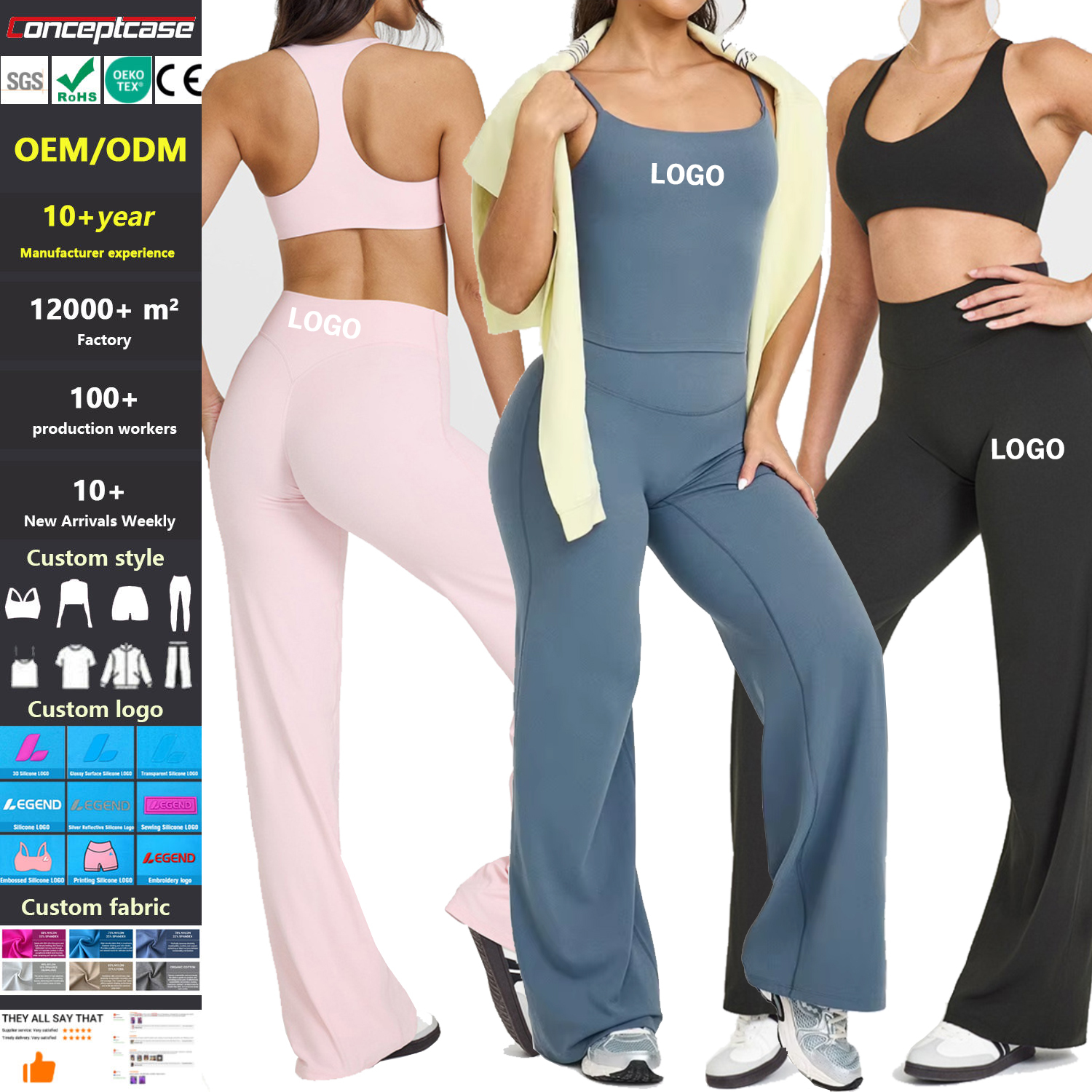Long Sleeve Organic Cotton Yoga Set