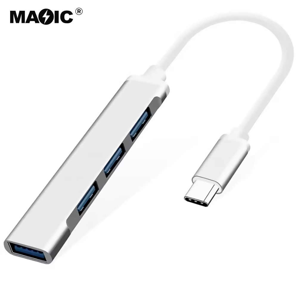 Compact USB-C Hub Adapter for MacBook