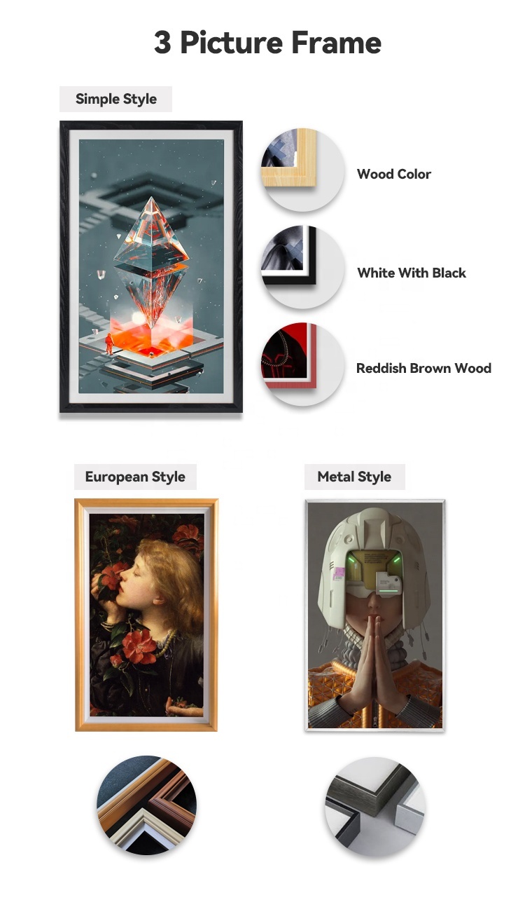 Touchscreen Digital Photo Frame 21.5 to 86 Inch 4