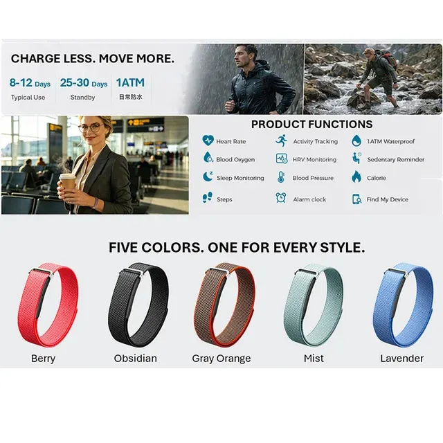Smart Fitness Tracker Band 3