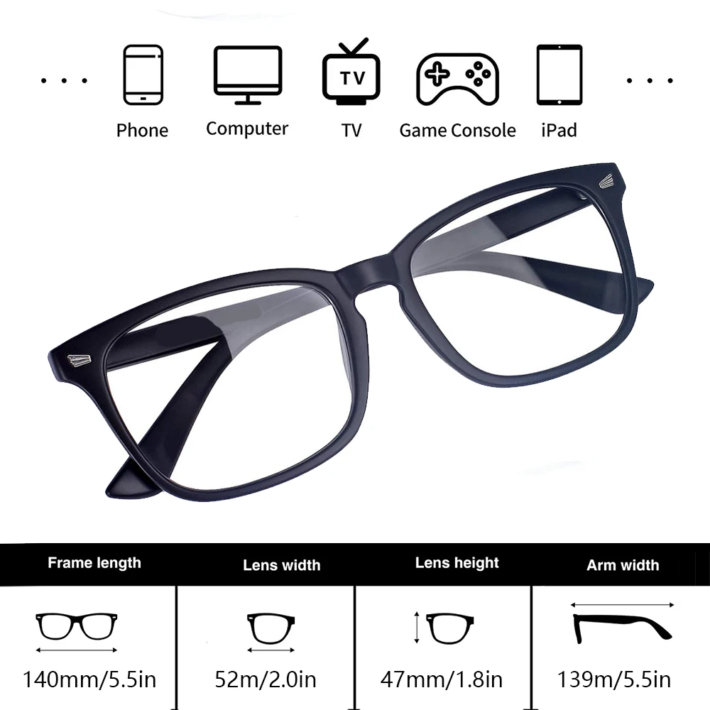 3-Piece Business Blue Light Blocking Glasses 2