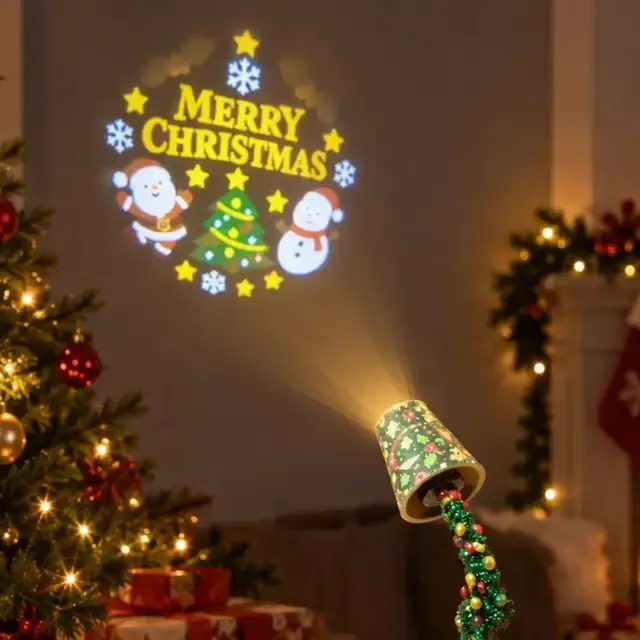 christmas projection night light 2