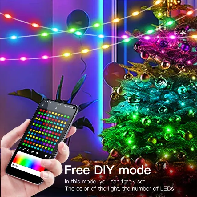 LED Curtain String Lights 3