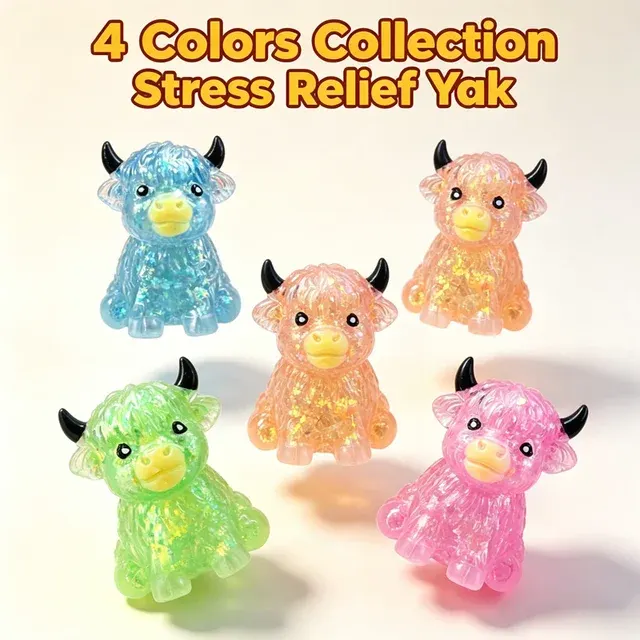 Highland Cow Squishy Stress Relief Toy 4