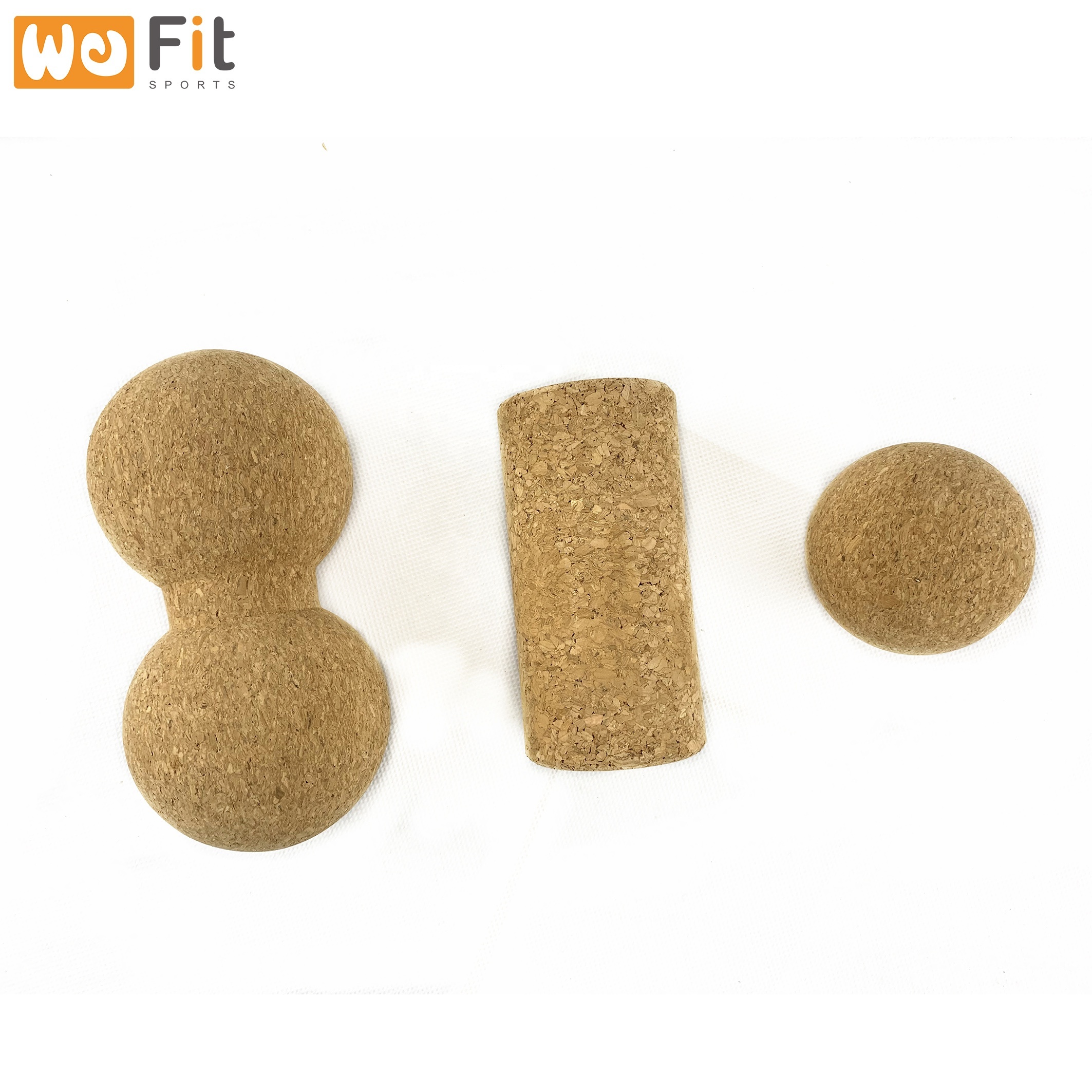 Natural Cork Massage Set with Fascia Balls 4
