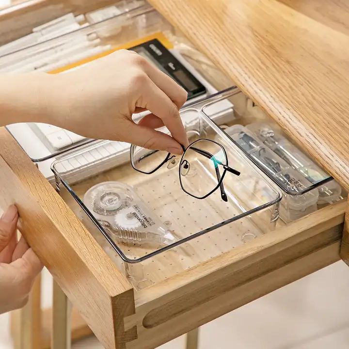 Clear Plastic Kitchen Drawer Organizer 2