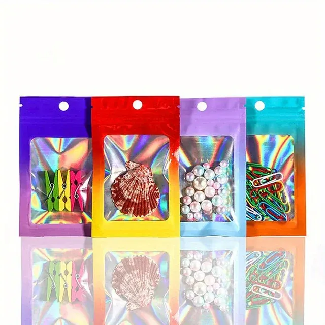 Holographic Zip Bag 2
