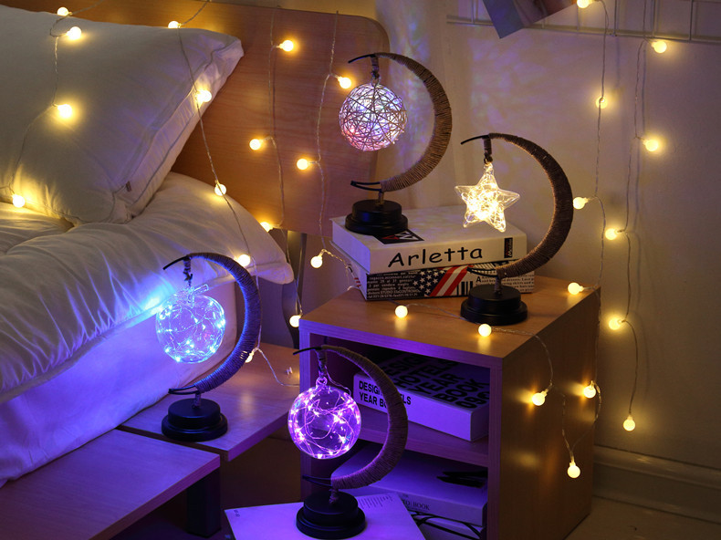 ABS Moon Star Table Night Light 2