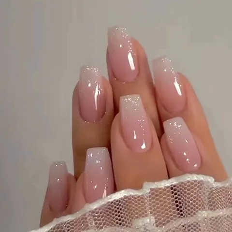 Mid-length Ballet Nail Girl Gradient Sticker