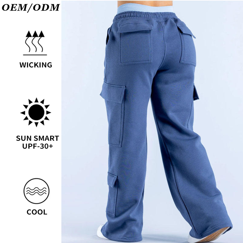 Loose Wide-Leg Women's Cargo Pants 2